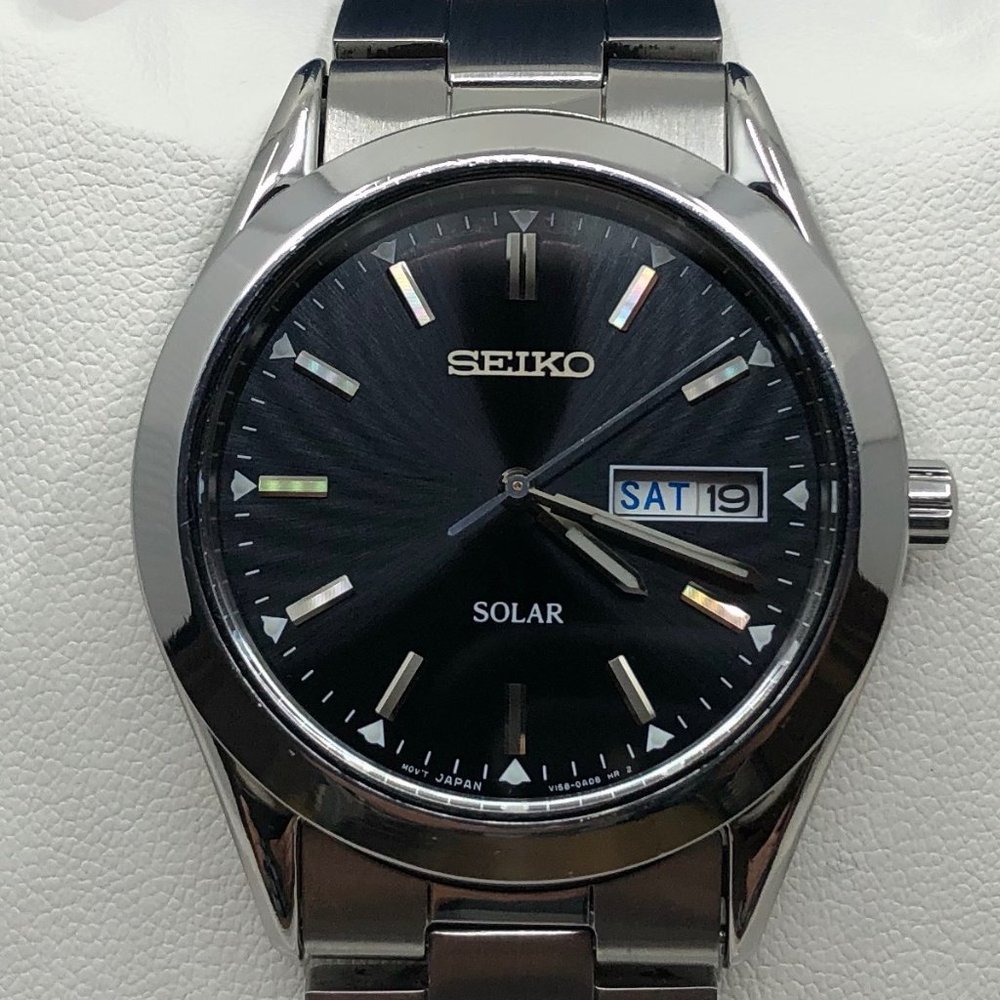 Seiko Solar Men's Watch with Full Bracelet SNE039